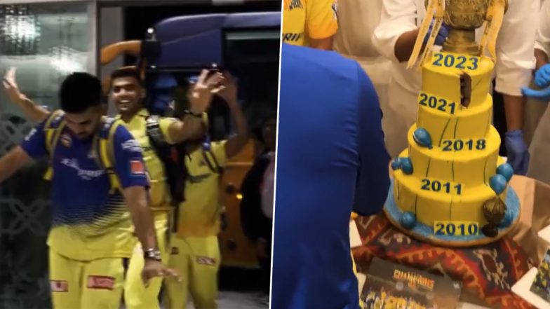  IPL 2023, CSK Victory March: सीएसके ने पांचवी आईपीएल खिताब जीतने के बाद अपना विजय मार्च होटल तक रखा जारी, देखें वायरल वीडियो