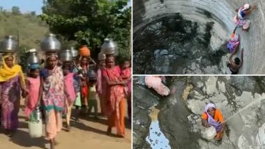 Video: नासिक में पेठ के एक गांव में पानी की किल्लत, पानी लाने के लिए तेज धूप में कुएं में उतरती हैं महिलाएं