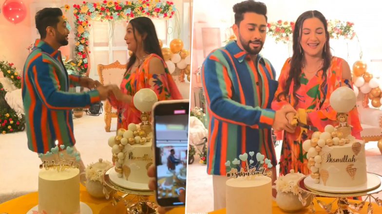 Gauhar Khan Baby Shower Video: गौहर खान जल्द बनने वाली हैं मां, अपने पति के साथ केक काटकर सेलिब्रेट की गोद भराई रस्म (Watch Video)&nbsp;