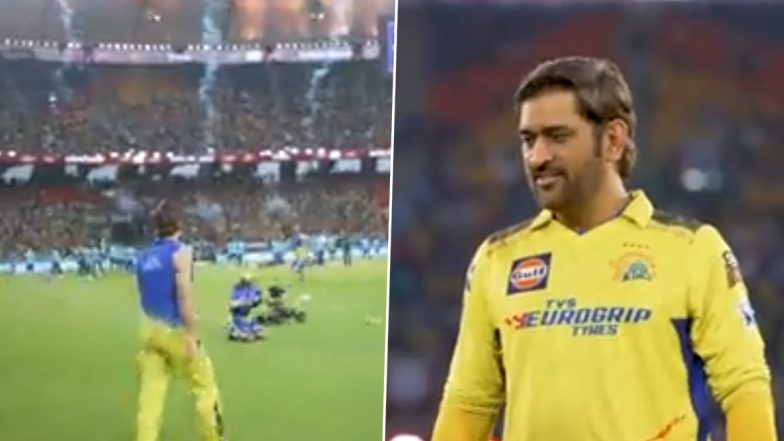MS Dhoni On Ground: चेन्नई-गुजरात के बीच फाइनल मैच के टॉस से पहले हार्दिक पांड्या और रवि शास्त्री के साथ गर्मजोशी से मिले एमएस धोनी, देखें विडियो
