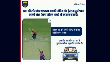 Abdul Samad ने छक्का लगाकर SRH को जिताया मैच, बिहार पुलिस ने कार ड्राईवर को Video शेयर कर दी ये सलाह