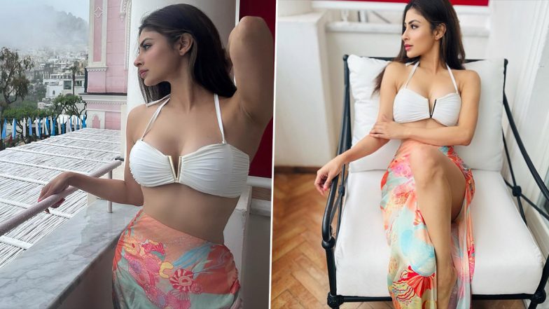 नागिन फेम Mouni Roy का व्हाइट ब्रालेट में दिखा सिजलिंग अवतार, एक्ट्रेस की सेक्सी तस्वीरें देख घायल हुए यूजर्स (View Pics)