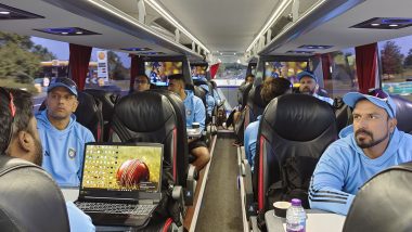 Team India Watching IPL Final In Bus: डब्ल्यूटीसी फाइनल से पहले ट्रेनिंग सत्र के बाद बस में भारतीय टीम के खिलाड़ियों ने देखा आईपीएल का फाइनल मैच