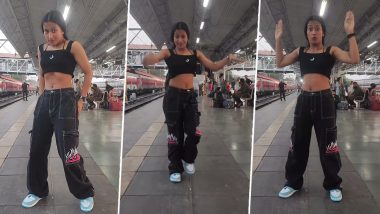 Dance Video: लड़की ने मुंबई रेलवे स्टेशन पर 'लेके पहला पहला प्यार' रीमिक्स पर किया डांस, वीडियो हुआ वायरल