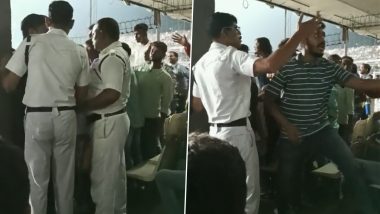 Fans Fight Inside Stadium: पंजाब किंग्स बनाम कोलकाता नाईट राइडर्स के बीच मैच के दौरान स्टेडियम में फैंस के बीच जमकर मारपीट, पुलिस ने हस्तछेप कर मामले को किया शांत, देखें वायरल वीडियो