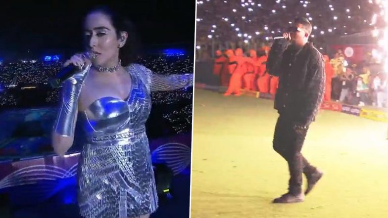 IPL 2023 Final Mid Show: आईपीएल फाइनल&nbsp;के&nbsp;मिड शो के दौरान नरेंद्र मोदी स्टेडियम में लेजर शो और&nbsp;डिवाइन- जोनिता गांधी के परफॉर्मेंस से लगाई आग, देखें वीडियो