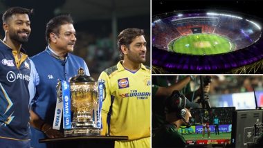 IPL 2023 Final, GT vs CSK: आईपीएल फाइनल से पहले नरेंद्र मोदी स्टेडियम में बिछाया गया कैमरा का जाल, जानें कहां-कहां लगाए गए कैमरे