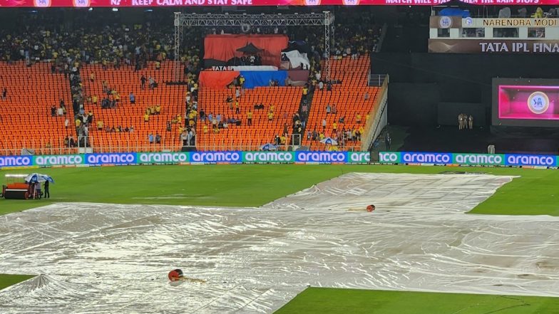 CSK vs GT, IPL Final 2023 Live Score Update: अहमदाबाद में बारिश रुकी, कवर हटाए लिए गए, जल्द शुरू होगा मैच