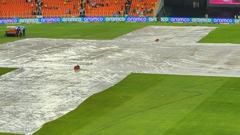 IPL 2023 Final Live Score Update: अहमदाबाद में हो रही है तेज बारिश, मैच को बीच में रोका गया