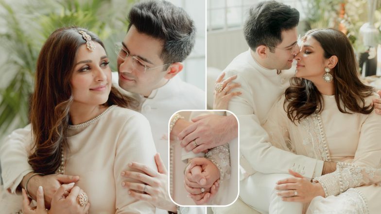Parineeti Chopra-Raghav Chadha Engagement: अभिनेत्री परिणीति चोपड़ा संग आप के नेता राघव चड्ढा ने की सगाई, निजी समारोह में परिवार के लोग और राजनीतिक जगत से जुड़े कुछ लोग हुए शामिल