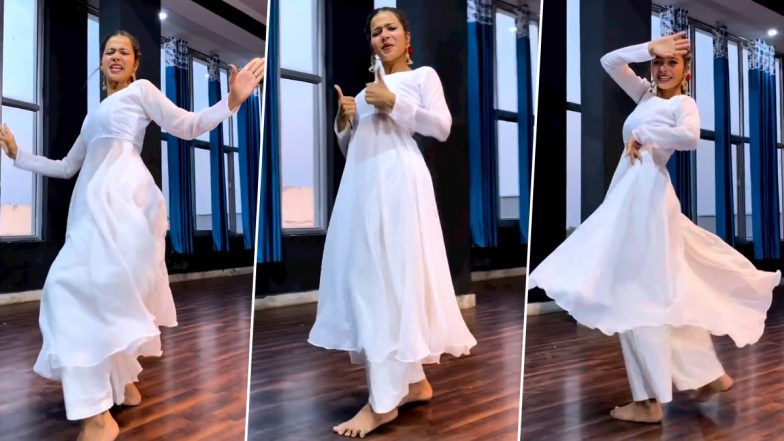 Woman Dances on DJ Pe Matkungi: महिला ने हरियाणवी गाना 'डीजे पर मटकुंगी पर लगाया जबरदस्त ठुमका, डांस हुआ वायरल