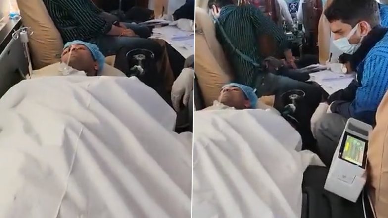 VIDEO: पर्वतारोही अनुराग मालू को काठमांडू से एयरलिफ्ट कर लाया गया दिल्ली एम्स, माउंट अन्नपूर्णा पर गहरी दरार में गिरने से हुए थे घायल