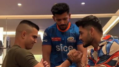 IPL 2023, MI ZYM Video: SRH के खिलाफ मैच से पहले मुंबई इंडियंस के खिलाड़ियों ने जीम में बहाये पसीने, देखें वीडियो