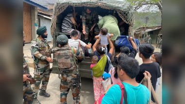 Manipur Violence: मणिपुर में 23 हजार लोगों ने सैन्य छावनियों में ली शरण, सेना के ड्रोन-हेलीकॉप्टर से रखी जा रही नजर