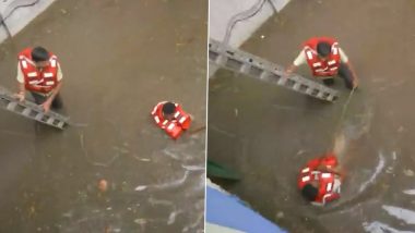 Bengaluru Rains: बेंगलुरु में भारी बारिश बना मुसीबत, अंडरपास में पानी भरने से फंसे कई लोग, कड़ी मशक्कत के बाद बचाया गया (Watch Video)