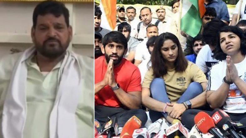 Wrestlers Protest: आरोप साबित हुआ तो बृजभूषण सिंह लगा लेंगे फांसी, खुद किया ये बड़ा ऐलान