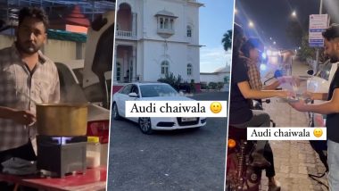 Viral Video: मुंबई की सड़क पर शख्स ने ऑडी कार पर लगाई चाय की दुकान, वीडियो हुआ वायरल