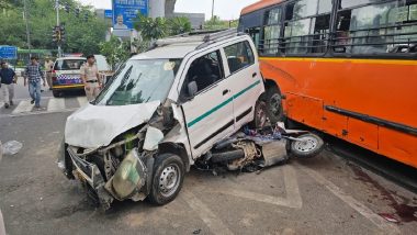 Delhi Accident: DTC बस ने एक साथ पांच वाहनों से को मारी टक्कर, हादसे में एक की मौत, पांच घायल