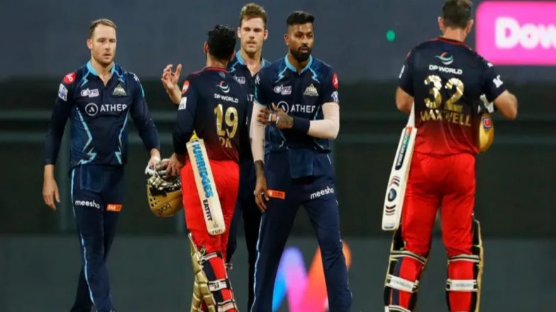 IPL 2023, GT vs RCB Live Score Updates: रॉयल चैलेंजर्स बैंगलोर का पहला विकेट गिरा, नूर अहमद ने फाफ डु प्लेसिस को किया आउट