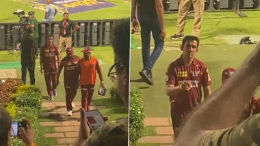 Kolkata Crowd Teases Gautam Gambhir With 'Kohli, Kohli': केकेआर के खिलाफ मैच के दौरान कोलकाता की भीड़ ने 'कोहली, कोहली' के साथ गौतम गंभीर को चिढ़ाया, देखें वीडियो