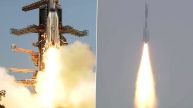 ISRO Launches GSLV-F12 and NVS-01: भारतीय अंतरिक्ष अनुसंधान संगठन ने श्रीहरिकोटा के सतीश धवन अंतरिक्ष केंद्र में जीएसएलवी-एफ12 सैटेलाइट लॉन्च की (Watch Video)