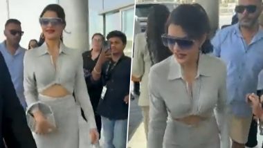 IIFA 2023: आईफा अवॉर्ड्स में शामिल होने के लिए अभिनेत्री Jacqueline Fernandez  पहुंची अबू धाबी (Watch Video)