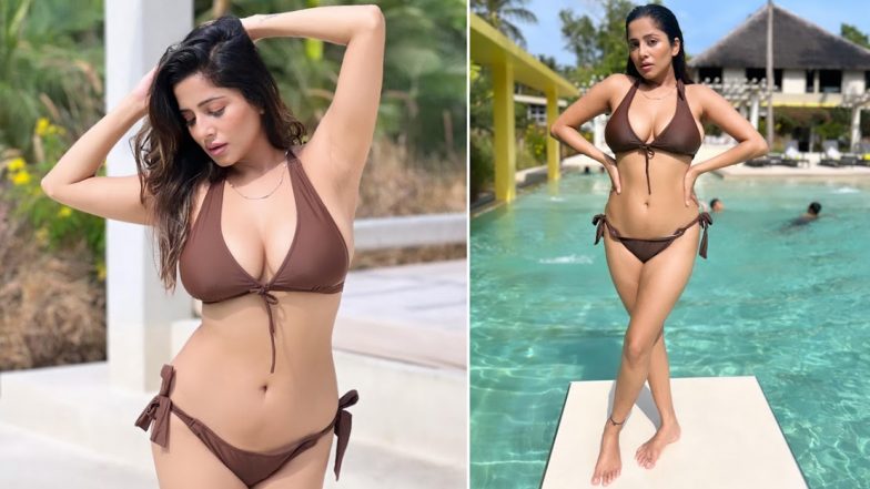 ब्राउन बिकनी पहन Kate Sharma ने पूल किनारे दिए सेक्सी पोज, एक्ट्रेस के सेक्सी कर्व्स ने बढ़ाया इंटरनेट  का तापमान (View Pics)