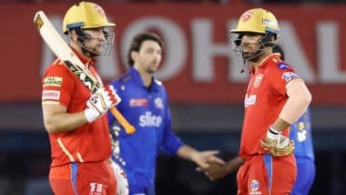 PBKS vs MI, IPL 2023 Match 46 Live Score Update: पंजाब किंग्स ने मुंबई इंडियंस के सामने रखा 215 रनों का विशाल लक्ष्य, लियाम लिविंगस्टोन और जितेश शर्मा ने खेली तूफानी पारी