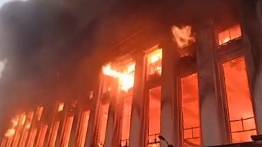 Fire at Manila Central Post Office Building: फिलीपींस की राजधानी मनीला में सेंट्रल पोस्ट ऑफिस में लगी भीषण आग, धू-धूकर जलती नजर आई बिल्डिंग- Video