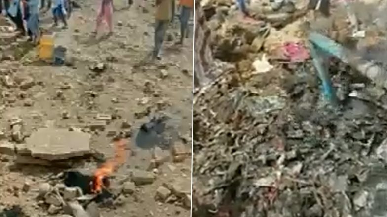 MiG-21 Fighter Aircraft Crash In Rajasthan: राजस्थान के हनुमानगढ़ में एयरफोर्स का मिग-21 विमान क्रैश, पायलट सुरक्षित (Watch Video)
