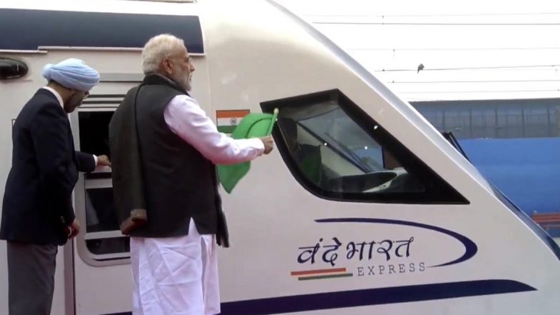 PM Modi Flags Off Assam's First Vande Bharat Express: मोदी ने असम के पहले वंदे भारत एक्सप्रेस को दिखाई हरी झंडी, पूर्वोत्तर की अनदेखी के लिए पिछली सरकारों पर साधा निशाना