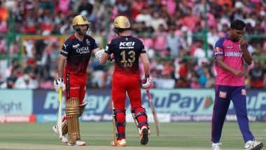 RR vs RCB, IPL 2023 Match 60 Live Score Update: रॉयल चैलेंजर्स बैंगलोर की टीम ने राजस्थान रॉयल्स के सामने रखा 172 रनों का टारगेट, कप्तान फाफ डु प्लेसिस और ग्लेन मैक्सवेल ने खेली आतिशी पारी