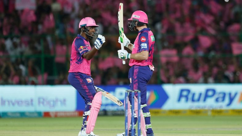 RR vs SRH, IPL 2023 Match 52 Live Score Update: राजस्थान रॉयल्स ने सनराइजर्स हैदराबाद के सामने रखा 215 रनों का टारगेट, जोस बटलर और संजू सैमसन ने बल्ले से मचाया कोहराम