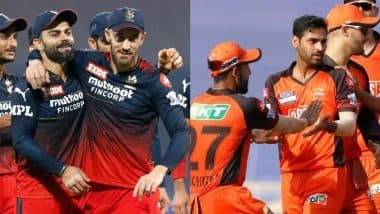 SRH vs RCB , IPL 2023 Match 65 Live Score Update: आज के इस रोमांचक मुकाबले में इन दिग्गजों के साथ मैदान में उतर रही हैं सनराइजर्स हैदराबाद और रॉयल चैलेंजर्स बैंगलोर की टीमें, प्लेइंग इलेवन पर एक नजर