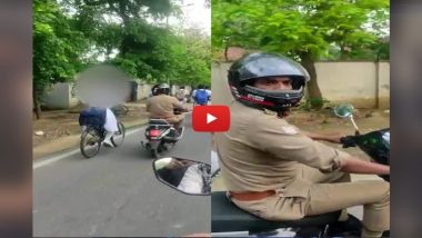 UP: पुलिसकर्मी की शर्मनाक हरकत, सरेराह छात्रा से की छेड़छाड़, Video वायरल होते ही सस्पेंड