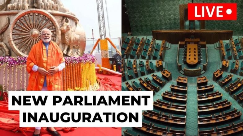 New Parliament Building Inauguration Live Streaming: PM Modi के हाथों नए संसद भवन का उद्घाटन, लाइव देखें पूजा, सेंगोल की स्थापना समेत पूरा कार्यक्रम