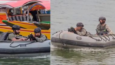 VIDEO: कश्मीर में MARCOS मरीन कमांडो ने डल झील में लगाया गश्त, पलक झपकते ही आतंकियों का कर सकते हैं सफाया