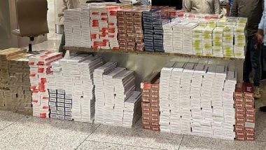 Foreign Cigarettes Seized: मुंबई एयरपोर्ट पर अप्रैल में 41 लाख रुपये के 9,36,700 विदेशी सिगरेट जब्त