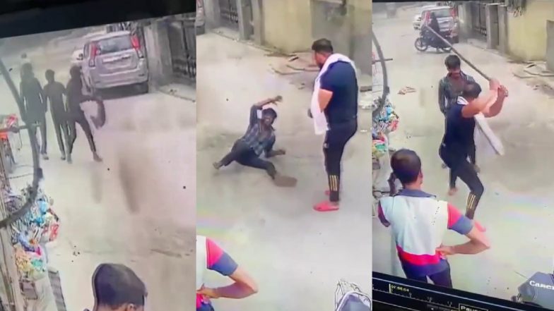Man Beating After Hitting Dog: कुत्ते को उठाकर पटकने वाले की शख्स की हुई पिटाई, CCTV फुटेज आया सामने