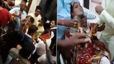 Bride Stuck In Lift: विवाह स्थल के लिए जा रही दुल्हन लिफ्ट में फंसी, काफी मशक्कत के बाद निकाला गया बाहर (Watch Video)