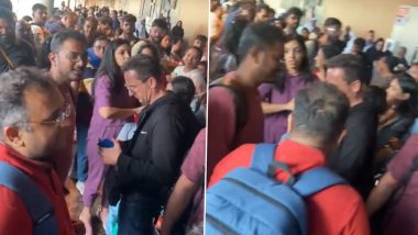 Chaos at Mumbai Airport: वियतनाम जाने वाली VietJet Air की फ्लाइट 20 घंटे देरी से भरेगी उड़ान, मुंबई एयरपोर्ट पर फंसे यात्री हुए परेशान (Watch Video)