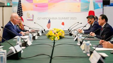 G7 Hiroshima Summit: जी-7 बैठक में हिस्सा लेने जापान पहुंचे बाइडेन, ऋषि सुनक और इमैनुएल मैक्रॉन, पीएम मोदी आज होंगे रवाना