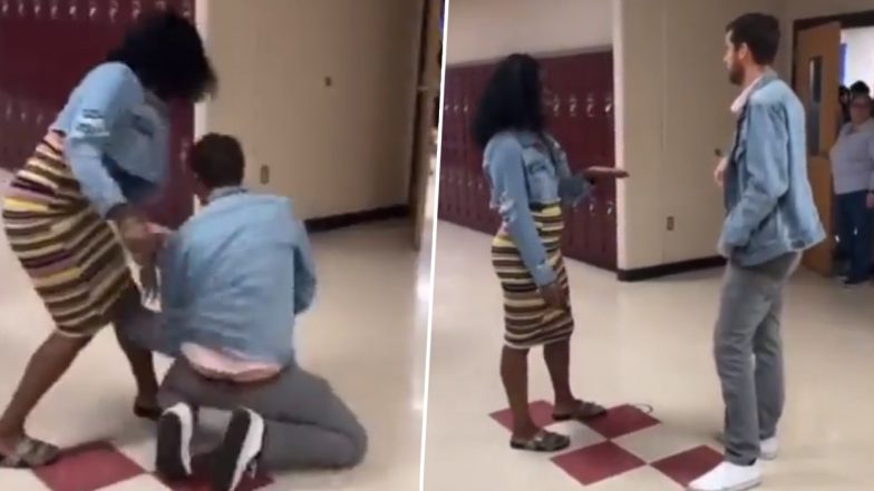 Girl Pepper Spraying Her Sir Video: टीचर ने लिया फोन तो आया गुस्सा, छात्रा ने शिक्षक पर छिड़क दिया काली मिर्च का स्प्रे