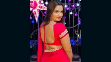 भोजपुरी अदाकार Neelam Giri का रेड साड़ी में दिखा सेक्सी अवतार, एक्ट्रेस की देसी लुक यूजर्स को आया पसंद (View Pic)