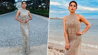 Sara Ali Khan ने शिमरी ड्रेस में गिराई बिजली, एक्ट्रेस का हॉट फोटोशूट हुआ वायरल (View Pics)