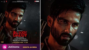 Bloody Daddy: Shahid Kapoor स्टारर एक्शन-थ्रिलर 'ब्लडी डैडी' को मुफ्त में देखने का मौका, आज रिलीज होगा फिल्म का ट्रेलर (View Pic)