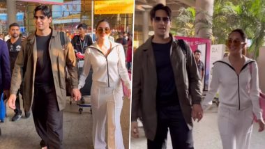 Japan ट्रिप से वापस आए Sidharh Malhotra और Kiara Advani मुंबई एयरपोर्ट पर हाथों में हाथ डाले आए नजर, यूजर्स ने कहा - स्वीट कपल (Watch Video)