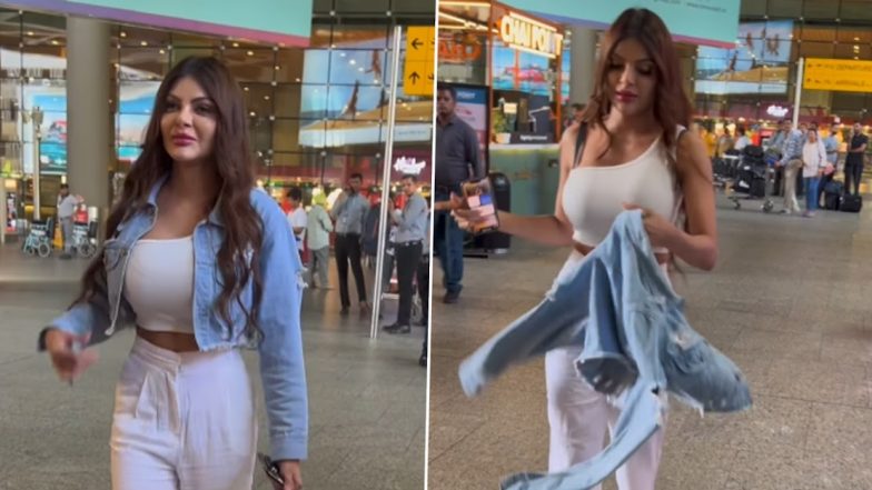 बोल्ड एक्ट्रेस Sherlyn Chopra ने पैपराजी के सामने निकाली जैकेट, बोलीं - फीलिंग हॉट (Watch Video)