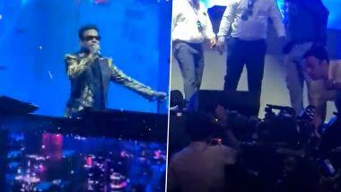 A R Rahman Concert Stopped In Pune: स्टेज पर जाकर पुणे पुलिस ने बंद कराया ए आर रहमान का शो, प्रसिद्ध सिंगर को पुलिस निरीक्षक ने सुनाई खरी-खोटी (Watch Video)