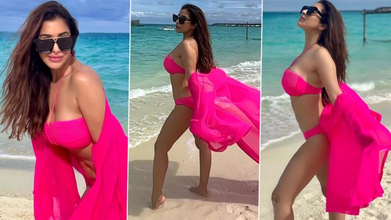 Sophie Choudry Sexy Pics: सोफी चौधरी का पिंक बिकनी में दिखा कातिलाना अवतार, सिंगर का बार्बी लुक देख मदहोश हुए फैंस (View Pics)